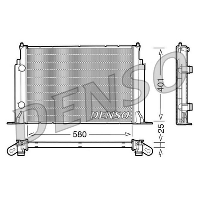 Denso Radiator DRM09122