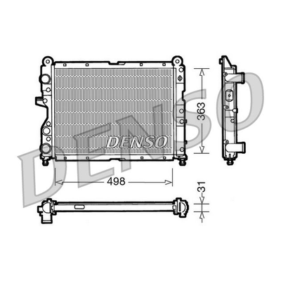 Denso Radiator DRM09131