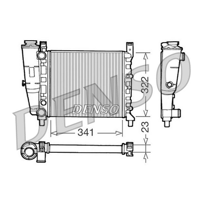 Denso Radiator DRM09141