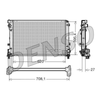 Denso Radiator DRM09163 thumbnail