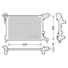 Denso Radiator DRM09165 thumbnail