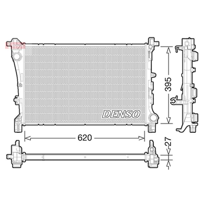 Denso Radiator DRM09167