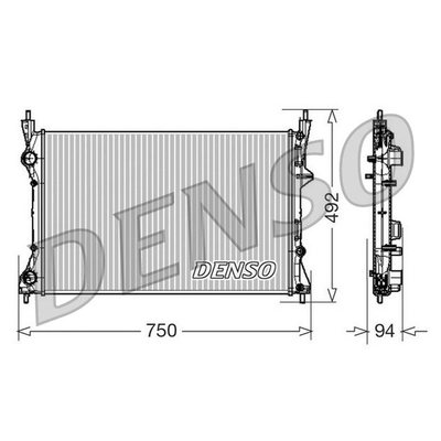 Denso Radiator DRM09171