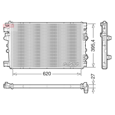 Denso Radiator DRM09176
