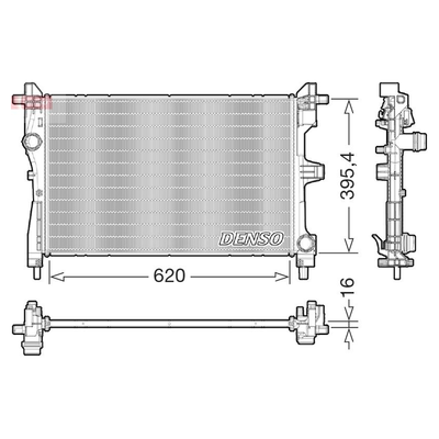 Denso Radiator DRM09177