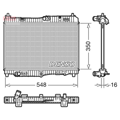 Denso Radiator DRM10005