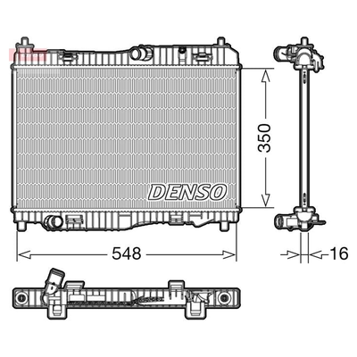 Denso Radiator DRM10006
