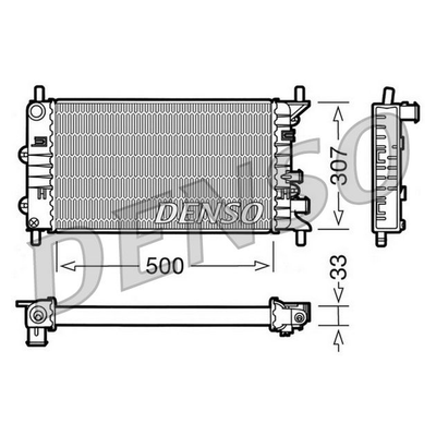Denso Radiator DRM10024