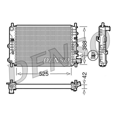 Denso Radiator DRM10026