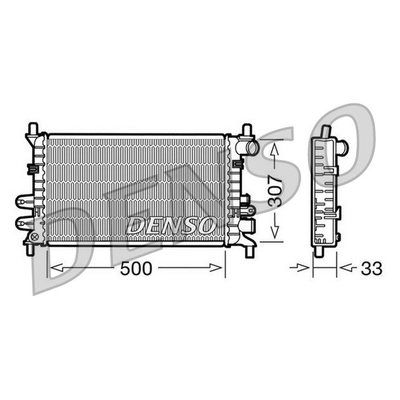 Denso Radiator DRM10027