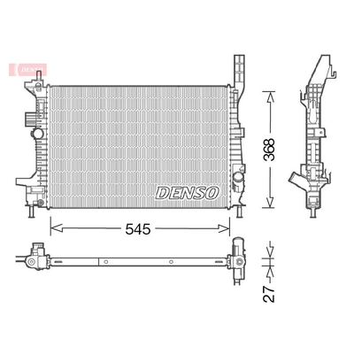 Denso Radiator DRM10028