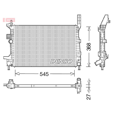 Denso Radiator DRM10029