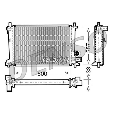 Denso Radiator DRM10039