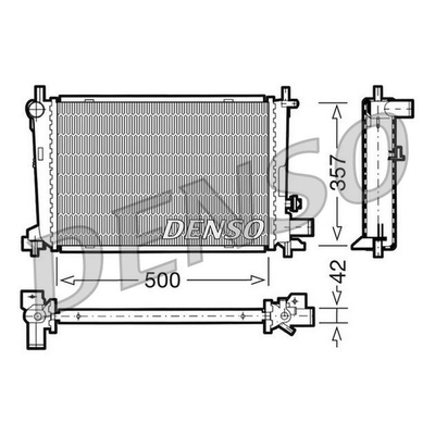 Denso Radiator DRM10040