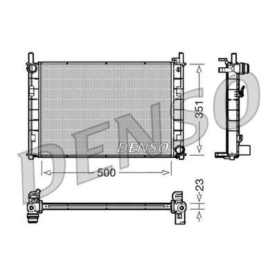 Denso Radiator DRM10045