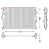 Denso Radiator DRM10048 thumbnail