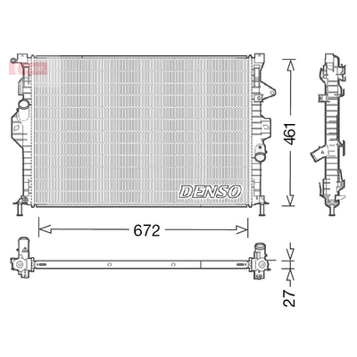 Denso Radiator DRM10048