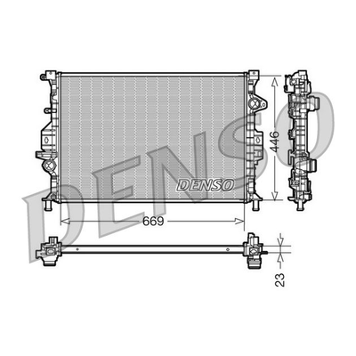 Denso Radiator DRM10077