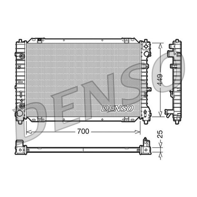 Denso Radiator DRM10089