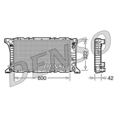 Denso Radiator DRM10092