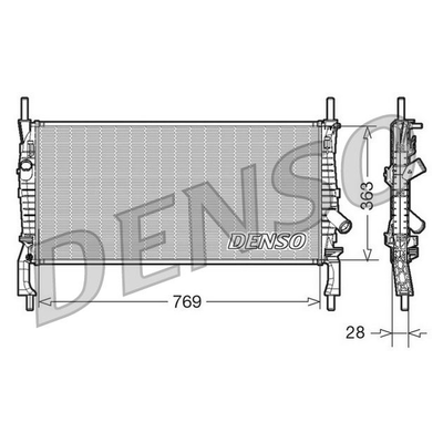 Denso Radiator DRM10106