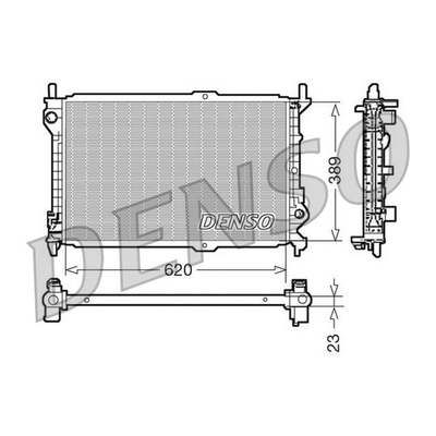 Denso Radiator DRM10107
