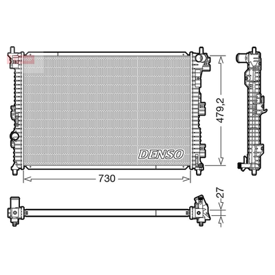 Denso Radiator DRM10112