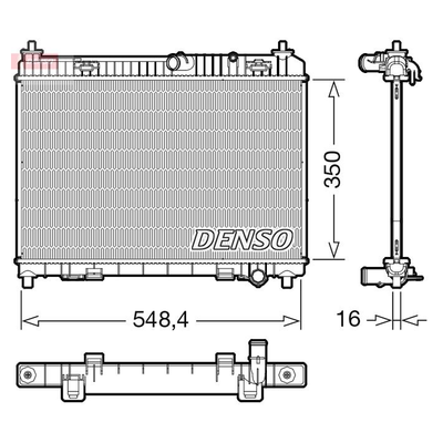 Denso Radiator DRM10113