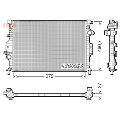 Denso Radiator DRM10115