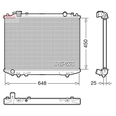 Denso Radiator DRM10117
