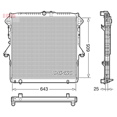 Denso Radiator DRM10119