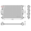 Denso Radiator DRM10121 thumbnail