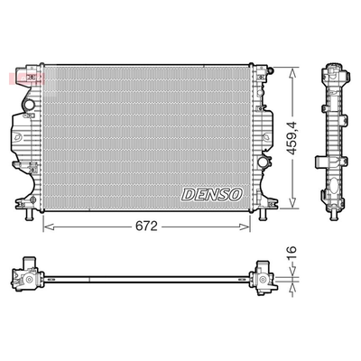 Denso Radiator DRM10121