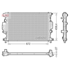 Denso Radiator DRM10125 thumbnail