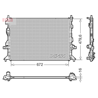 Denso Radiator DRM10126