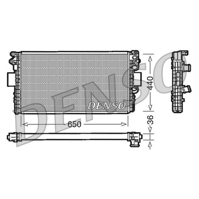 Denso Radiator DRM12004