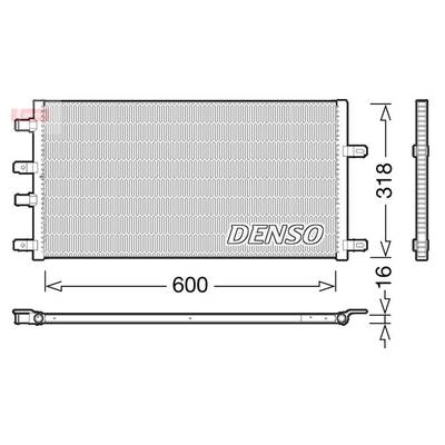 Denso Radiator DRM12011