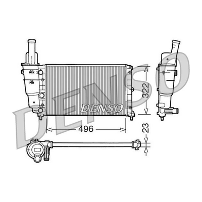 Denso Radiator DRM13003