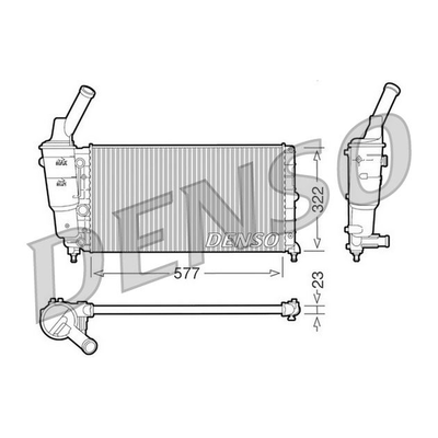 Denso Radiator DRM13006