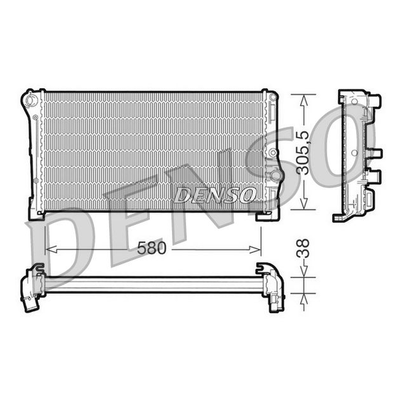 Denso Radiator DRM13010