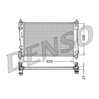 Denso Radiator DRM13015