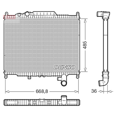 Denso Radiator DRM14003