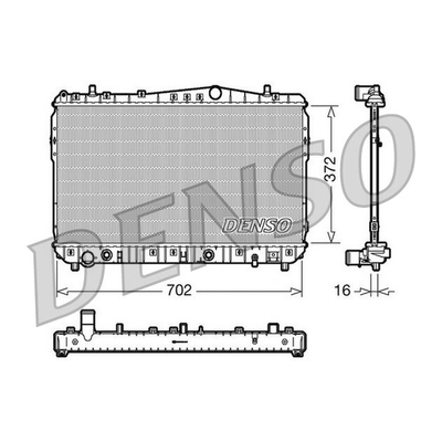 Denso Radiator DRM15002