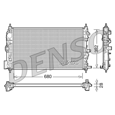 Denso Radiator DRM15005
