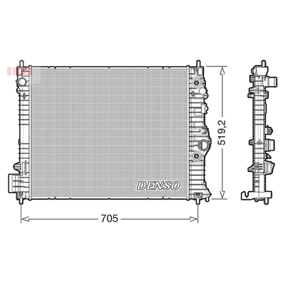 Denso Radiator DRM15012
