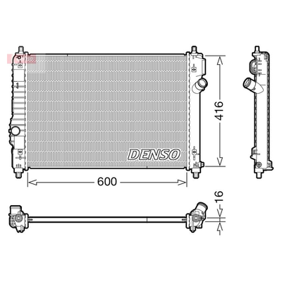 Denso Radiator DRM15015