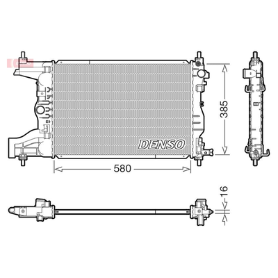 Denso Radiator DRM15017