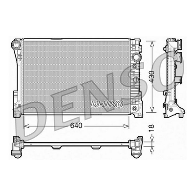 Denso Radiator DRM17005