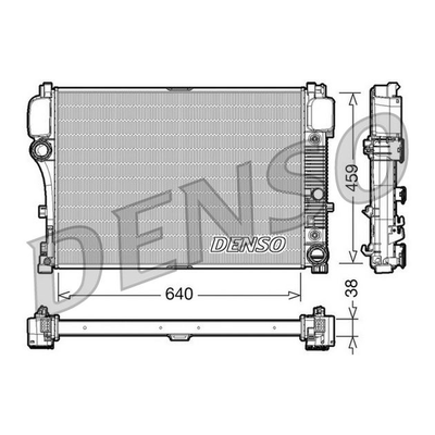 Denso Radiator DRM17008