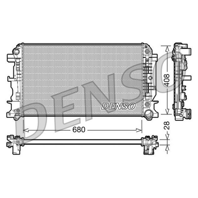 Denso Radiator DRM17044